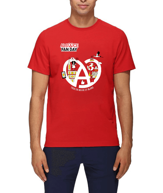 ALSACE FAN DAY - Rouge (H&Unisexe)