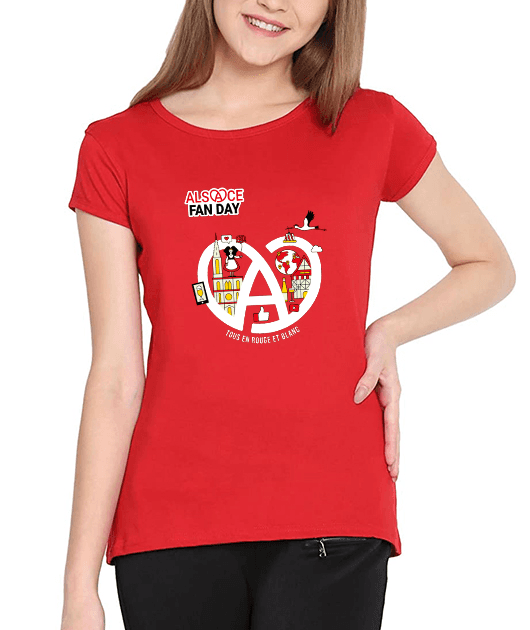 ALSACE FAN DAY - rouge (F)